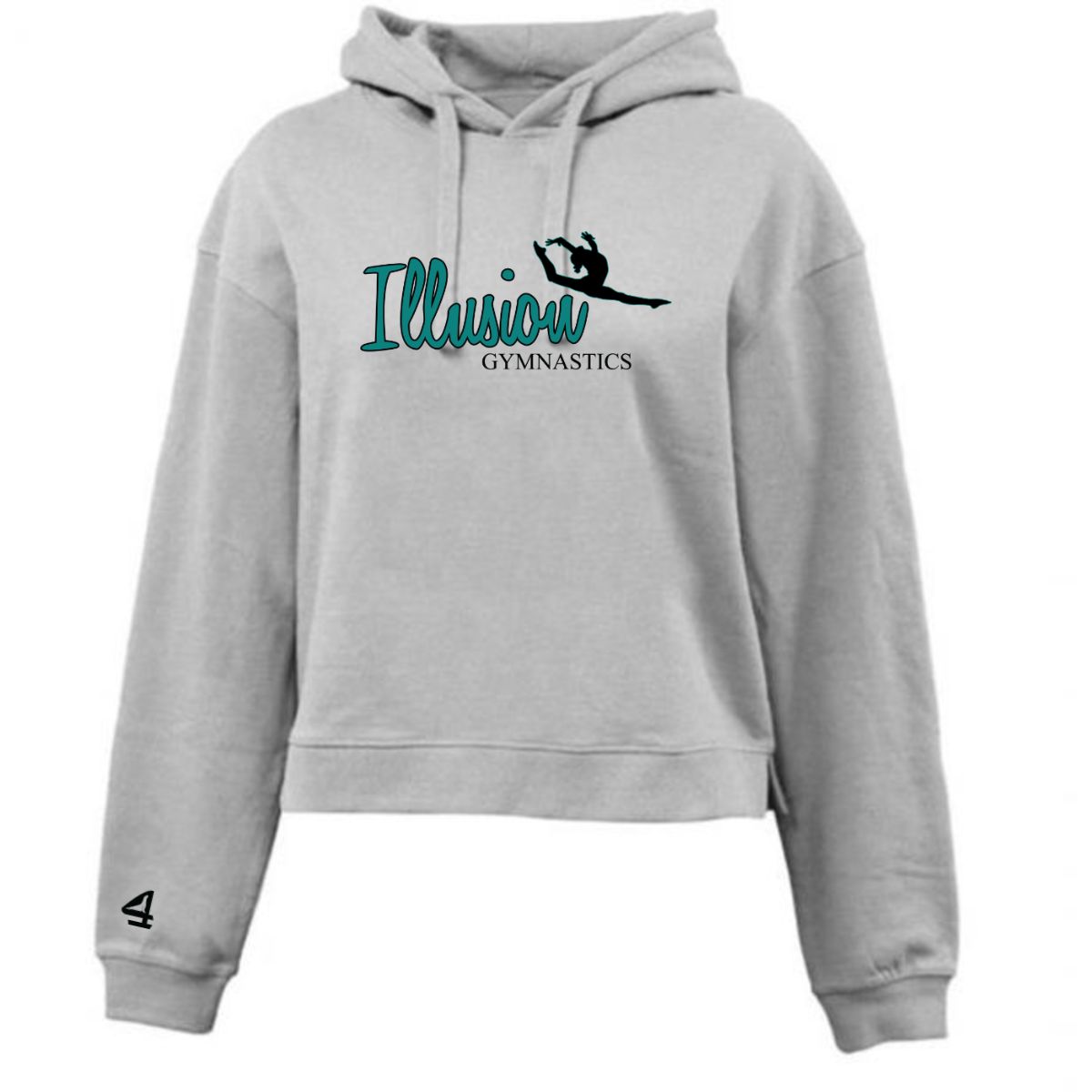 Adult Crop Fleece Hoodie