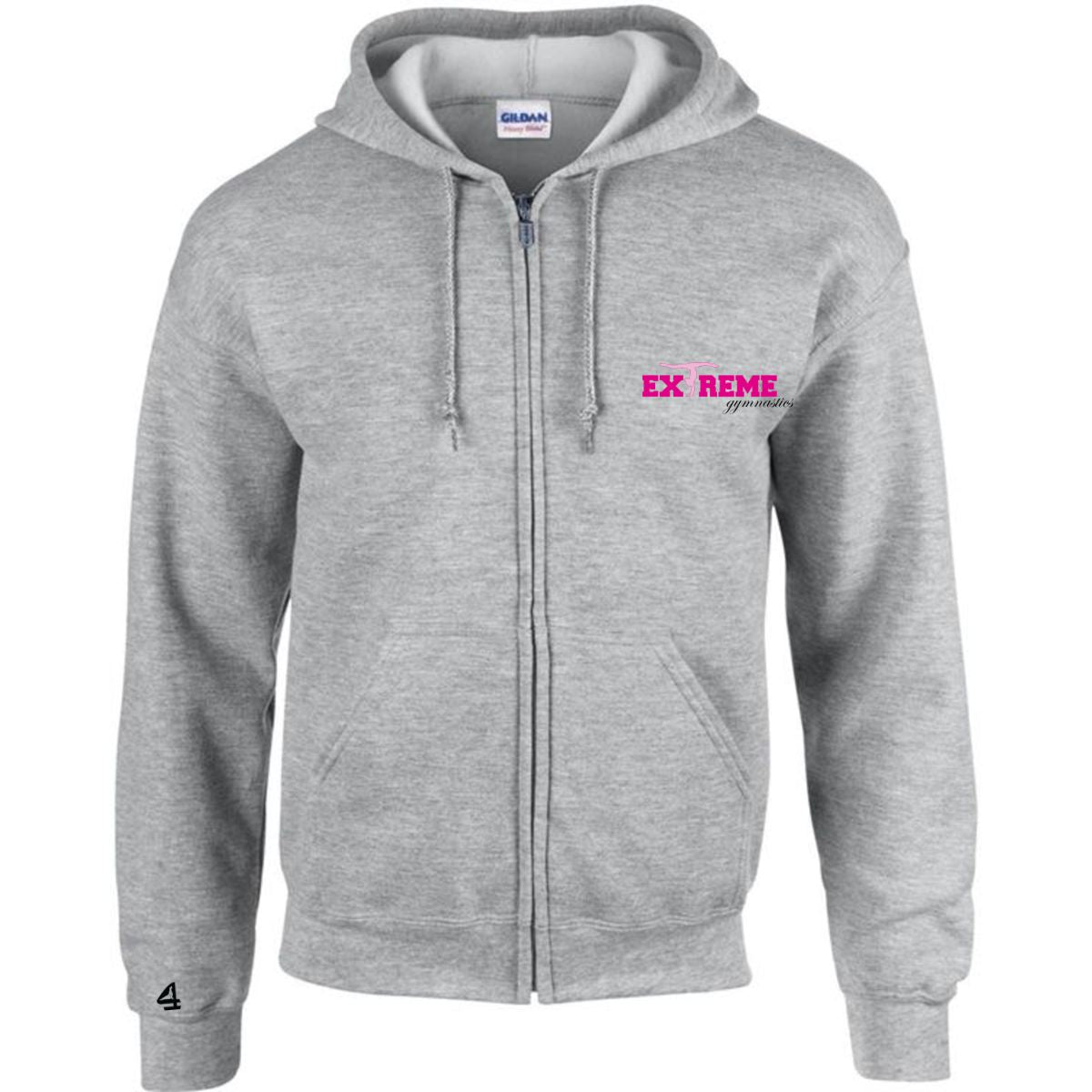 Extreme Gymnastics ADULT Full-Zip Hood