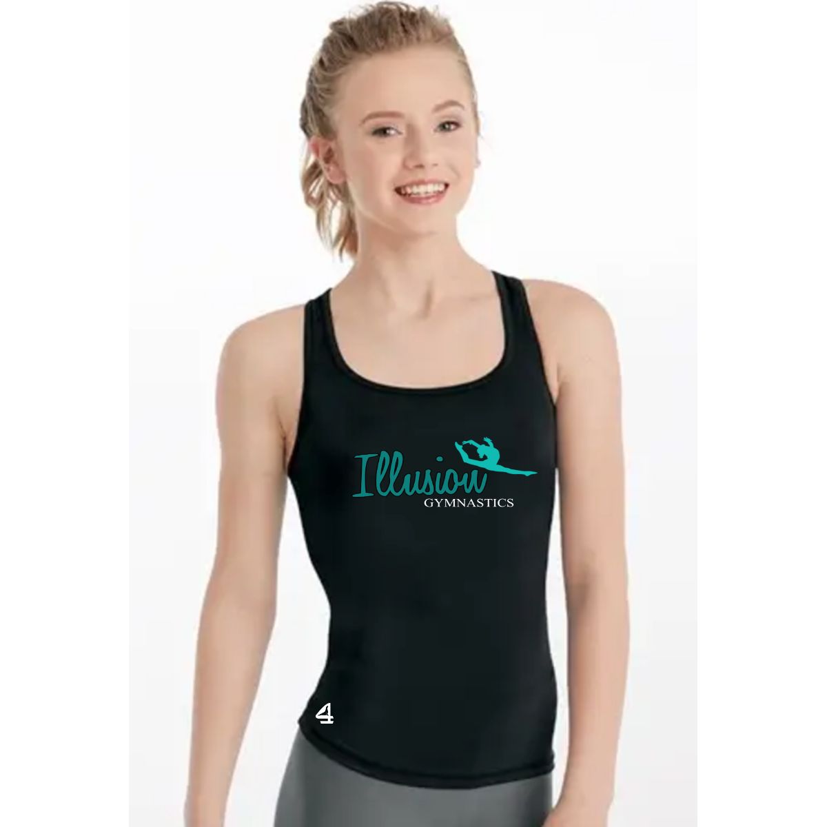 Illusion Gymnastics Youth Racerback Tank Top