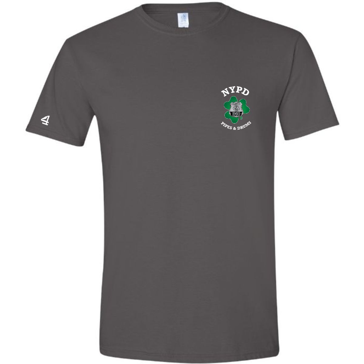 NYPD PIPES AND DRUMS Shamrock Short Sleeve Tshirt