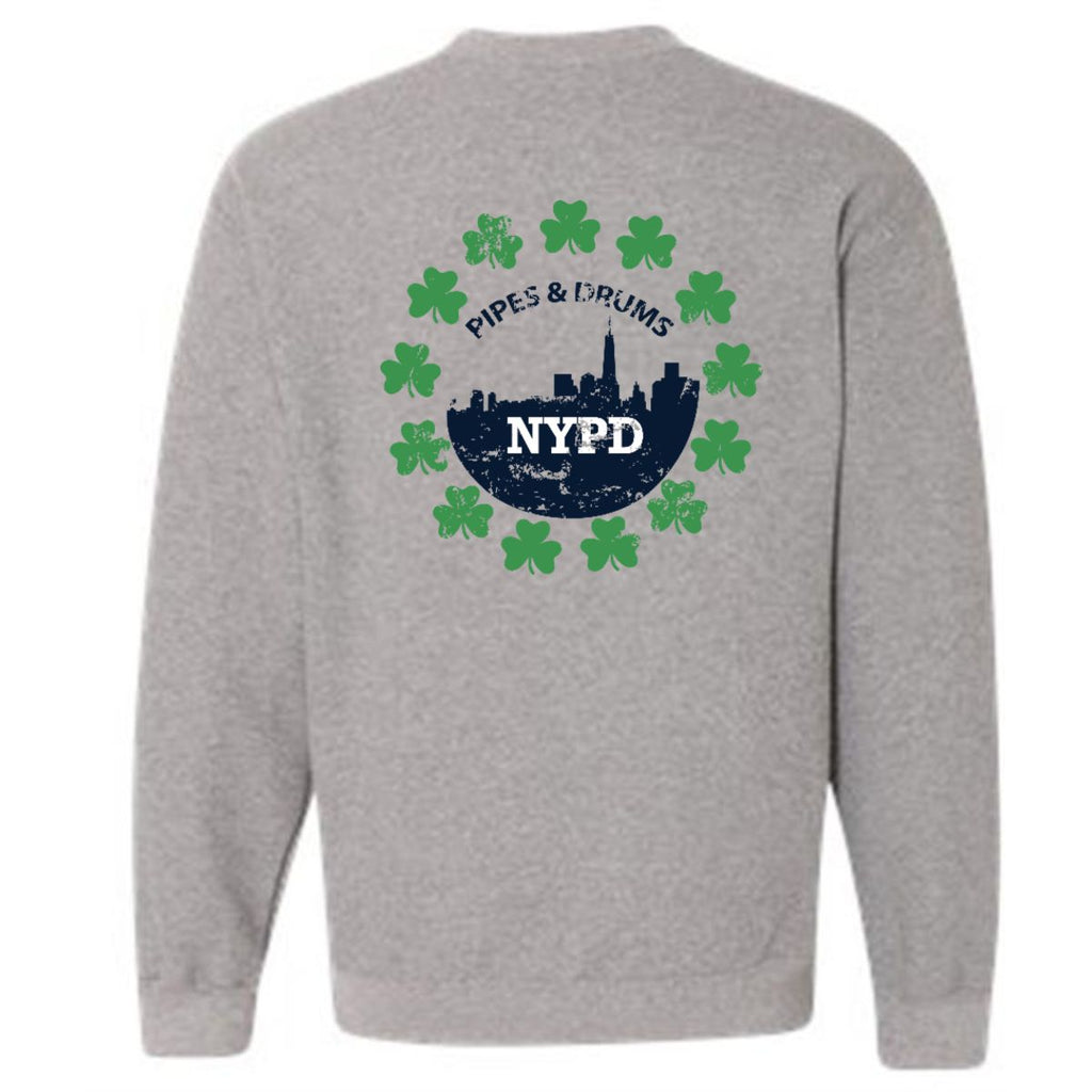 NYPD PIPES AND DRUMS Shield Crewneck