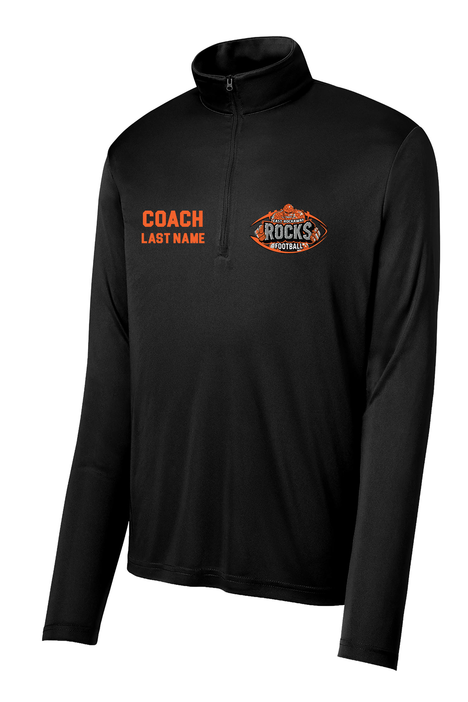 EAST ROCKAWAY FOOTBALL PRINTED 1/4 zip