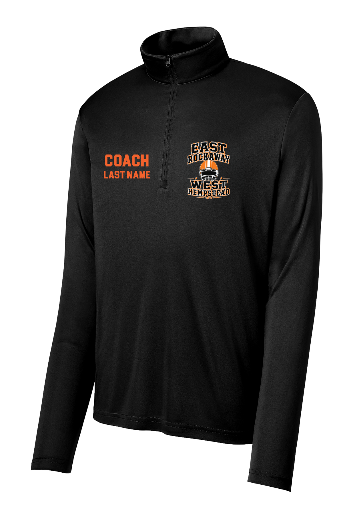 EAST ROCKAWAY FOOTBALL PRINTED 1/4 zip