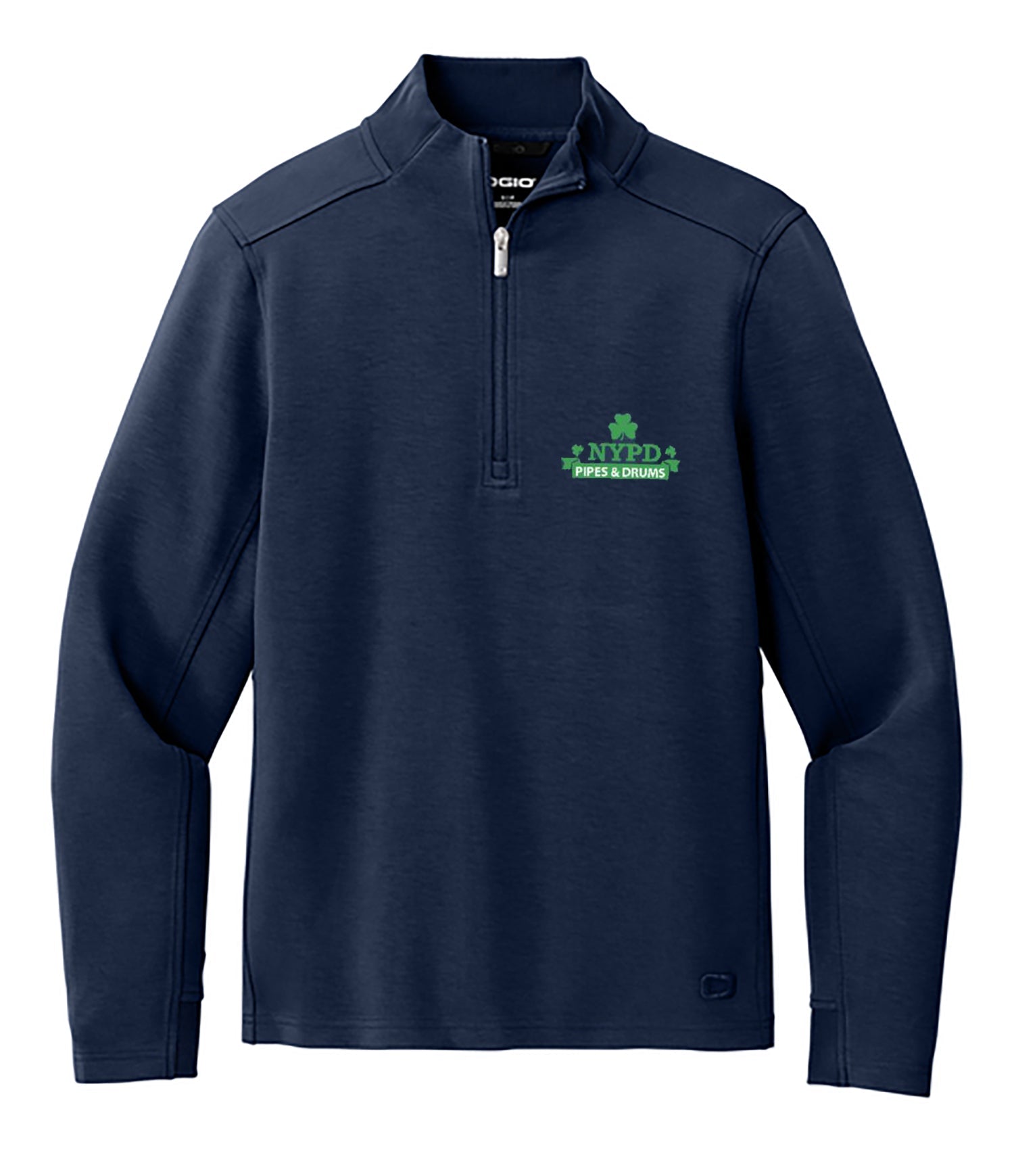 NYPD PIPES AND DRUMS Embroidered OGIO® Transcend 1/4-Zip