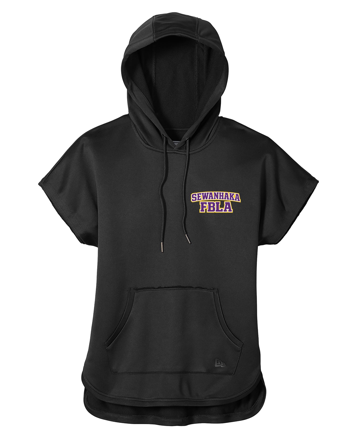 SEWANHAKA FBLA Women's New Era Tri-Blend Short Sleeve Hoodie