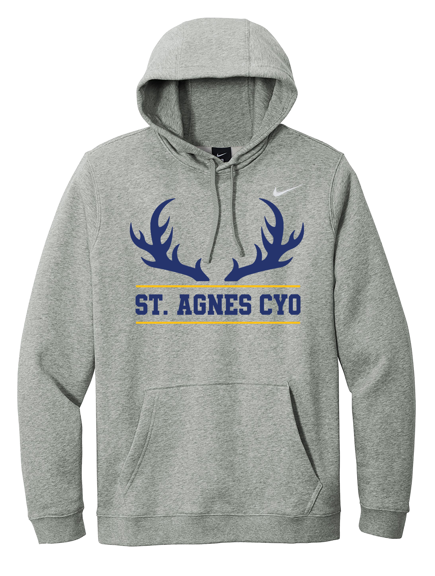 ST AGNES BASKETBALL Nike Club Fleece Pullover Hoodie