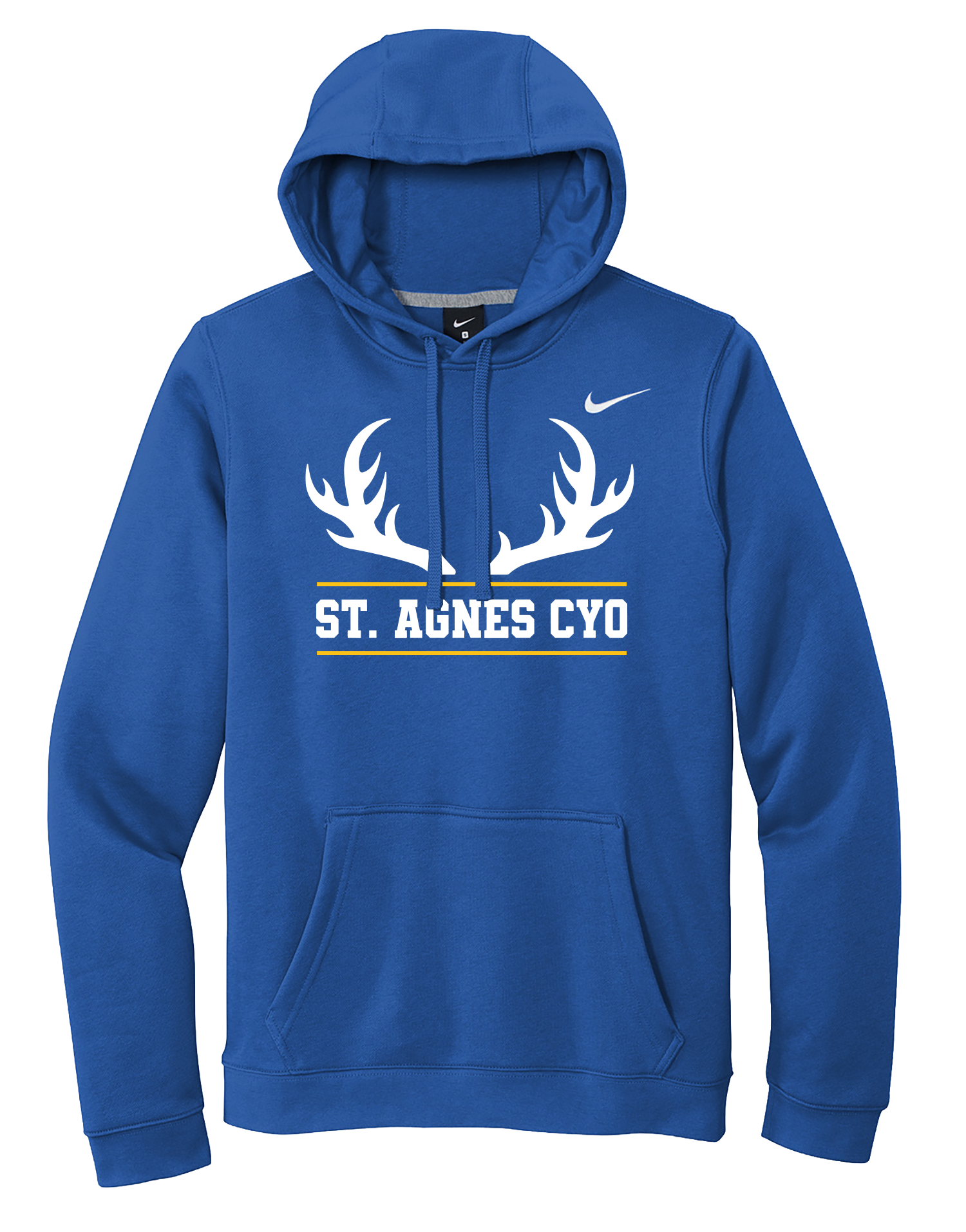 ST AGNES BASKETBALL Nike Club Fleece Pullover Hoodie
