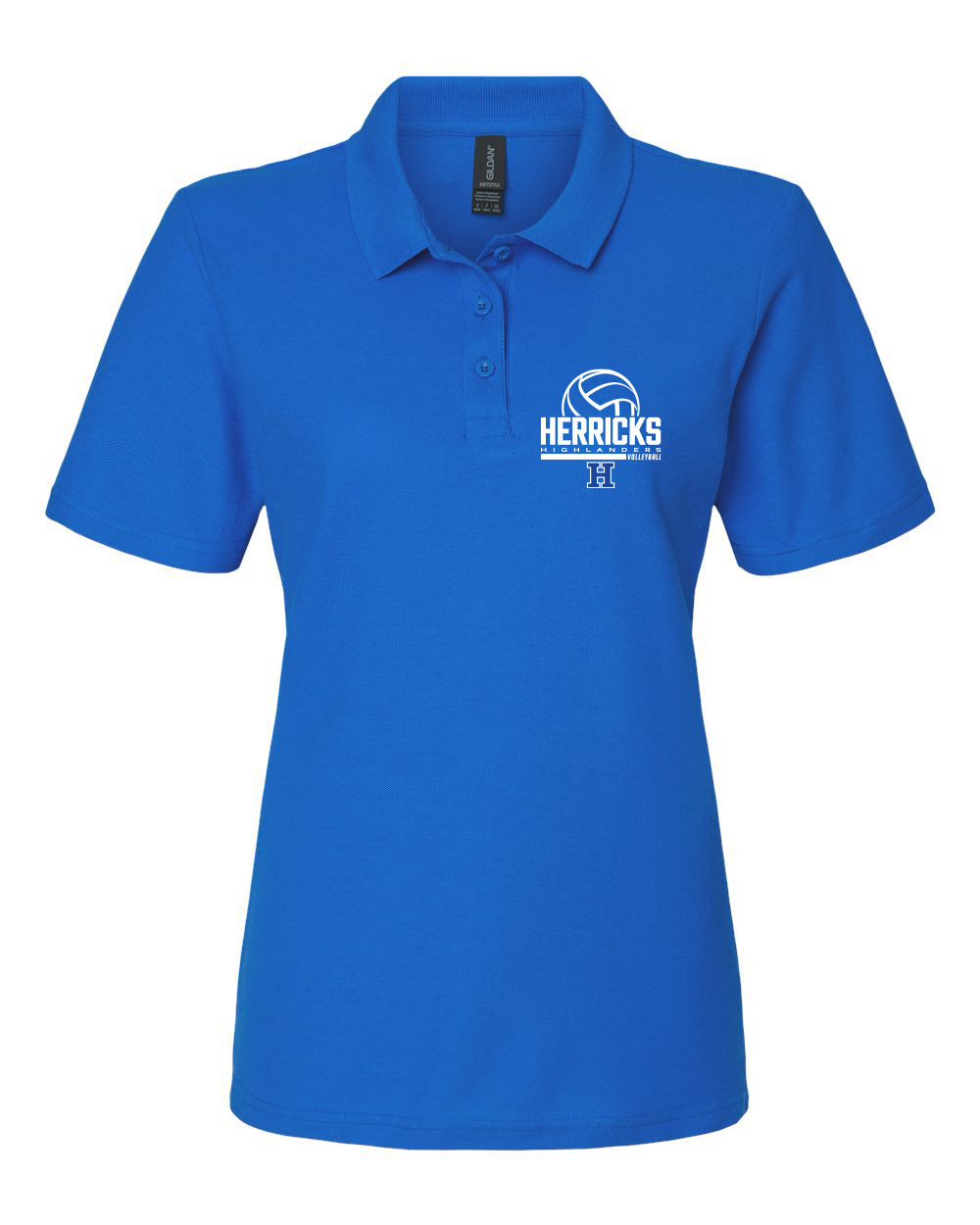 HERRICKS VOLLEYBALL PRINTED PERFORMANCE WOMEN'S POLO 64800L
