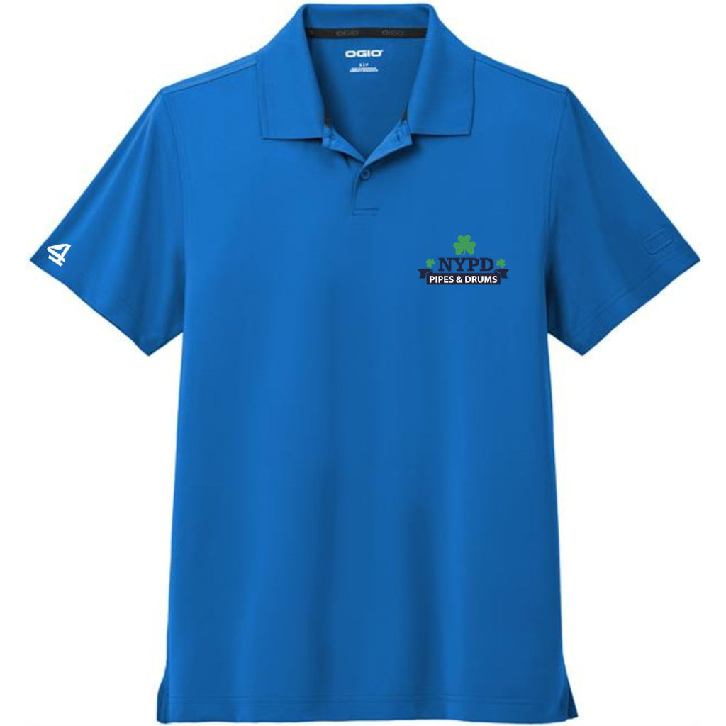 NYPD PIPES AND DRUMS Embroidery OGIO Regain Polo
