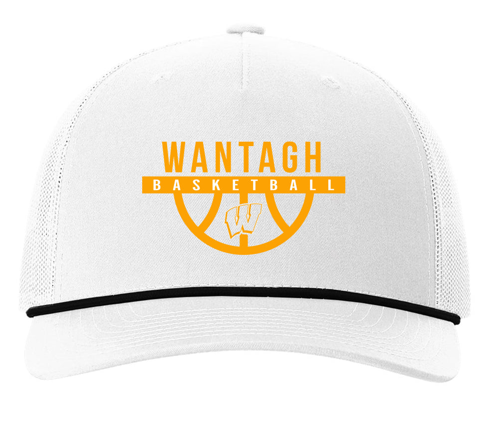 Wantagh Basketball Trucker with Rope Cap