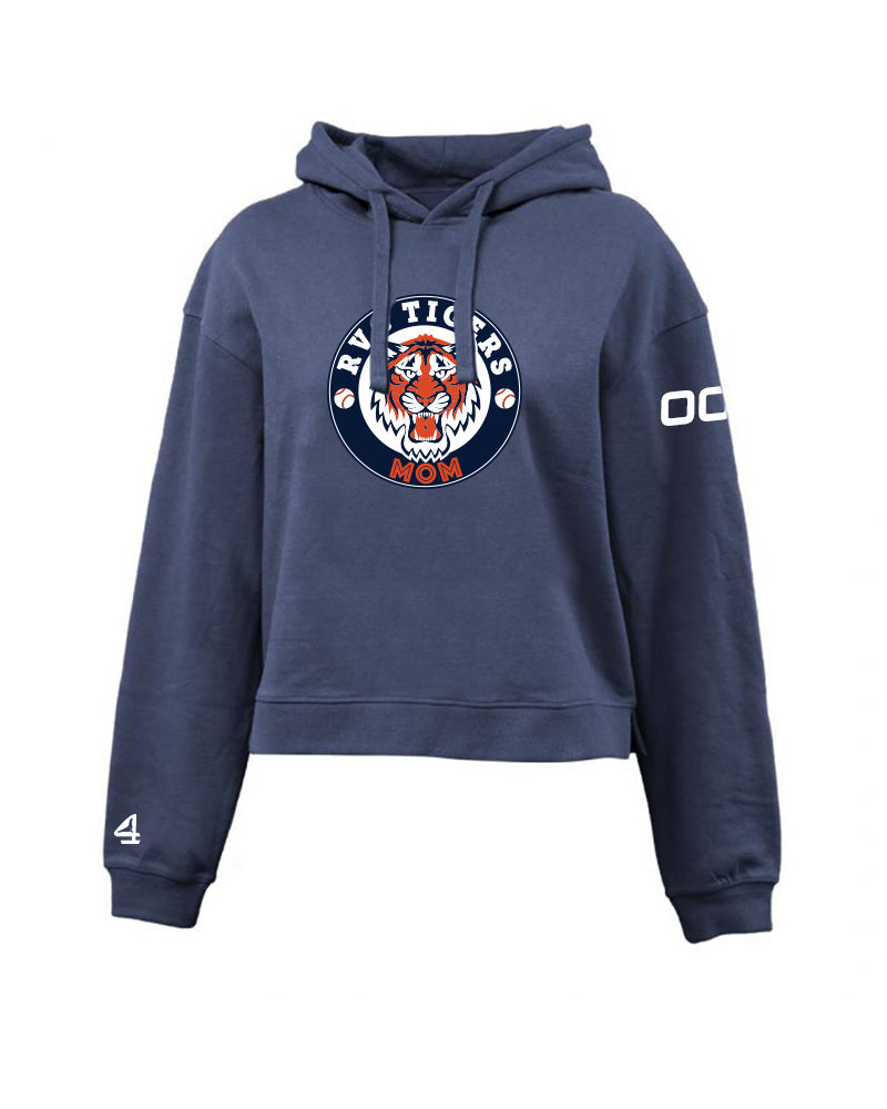 RVC Tigers Baseball MOM Cropped Fleece Hoodie