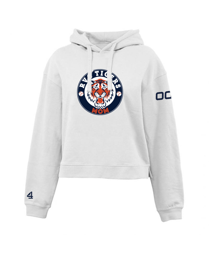 RVC Tigers Baseball MOM Cropped Fleece Hoodie