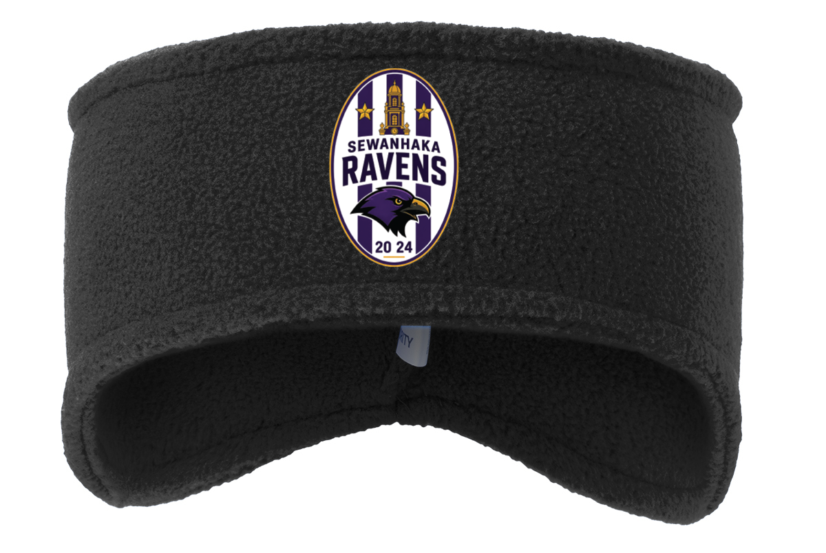 SEWANHAKA RAVENS BOYS SOCCER FLEECE HEADBAND C910