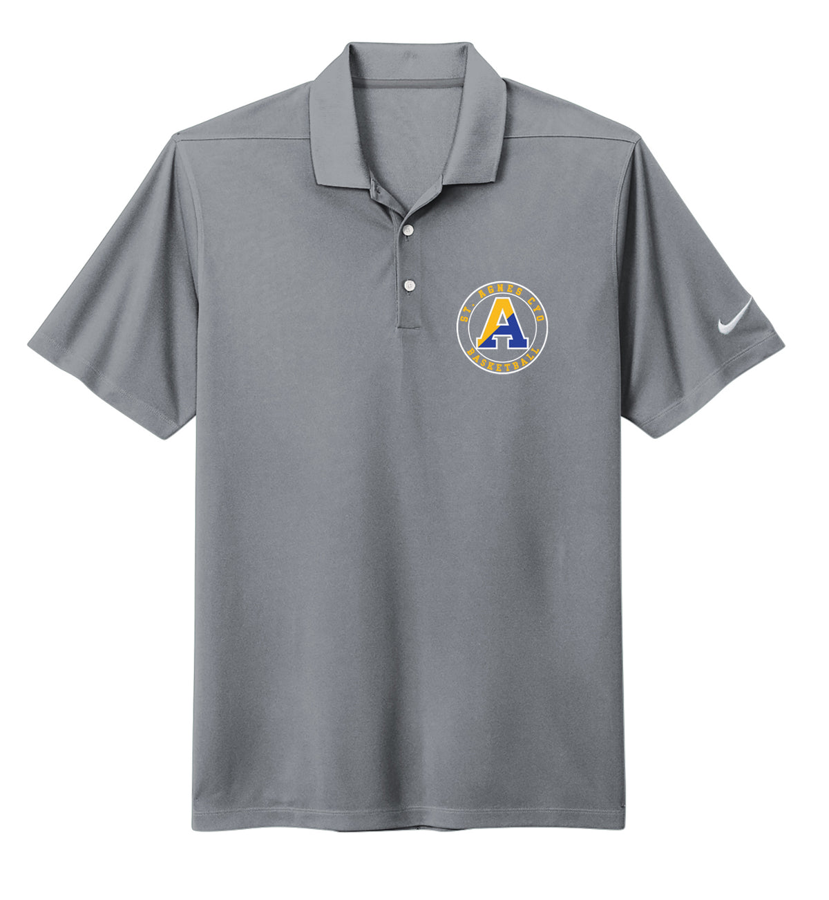 ST AGNES BASKETBALL Printed Nike Polo