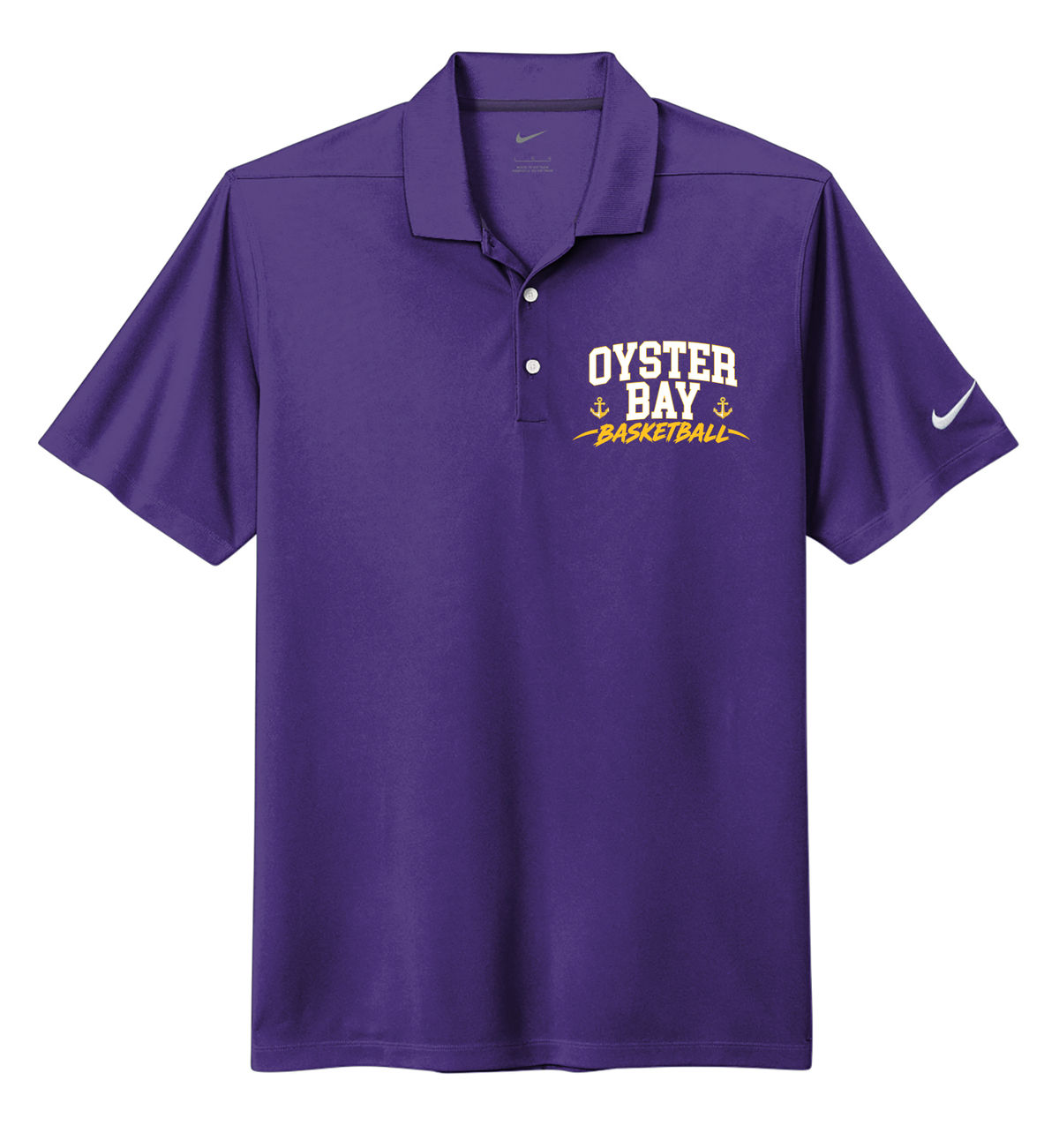 Oyster Bay Basketball NIKE Printed Polo NKDC1963