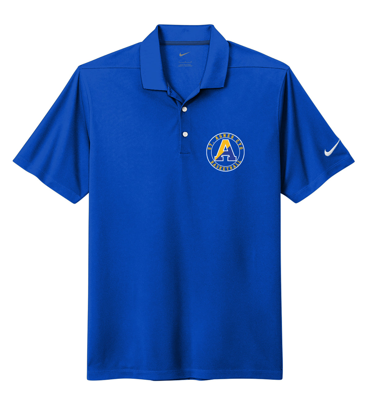 ST AGNES BASKETBALL Printed Nike Polo