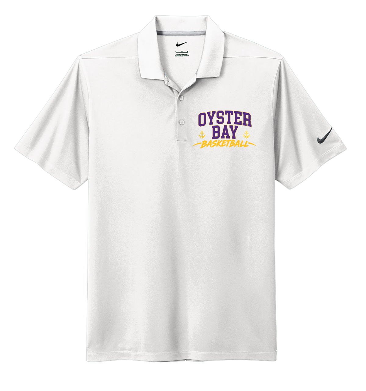Oyster Bay Basketball NIKE Printed Polo NKDC1963