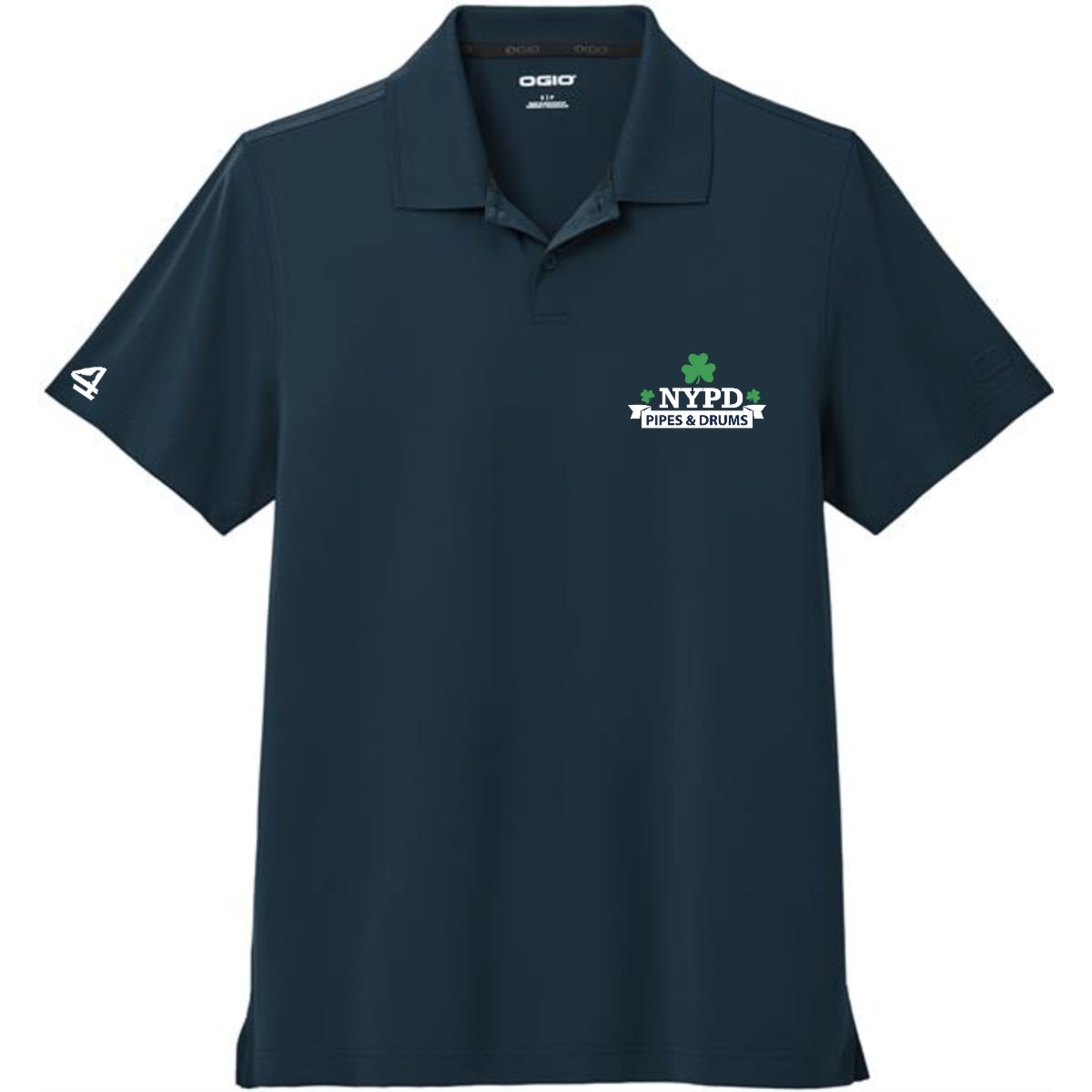 NYPD PIPES AND DRUMS Embroidery OGIO Regain Polo