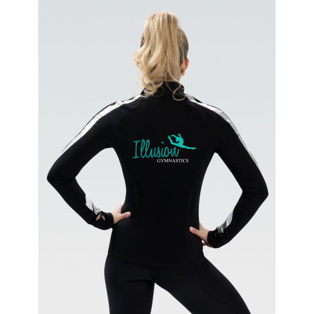 Illusion Gymnastics Full Zip Stretch Jacket