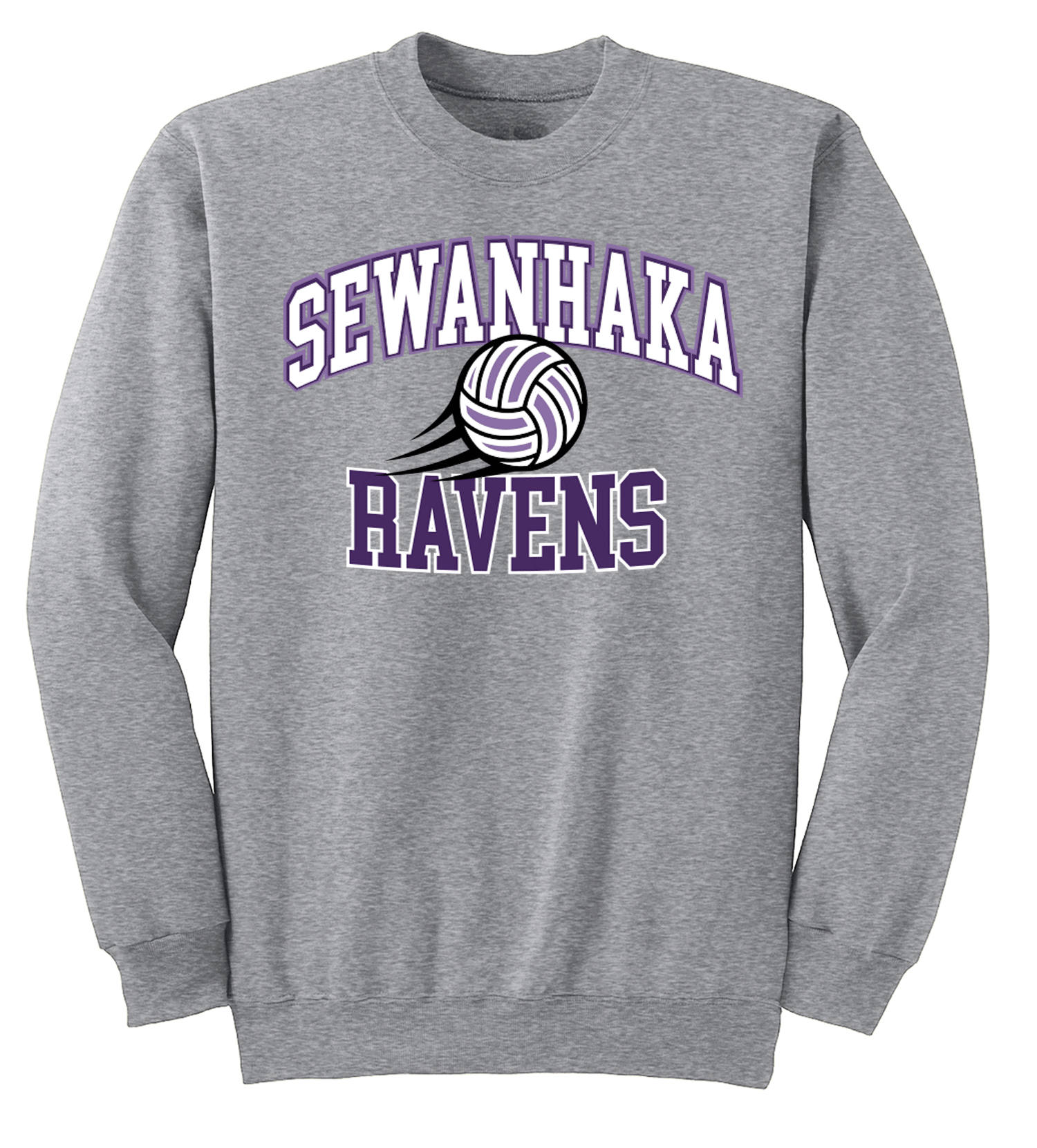Sewanhaka Ravens Volleyball Verbage Crewneck Sweater