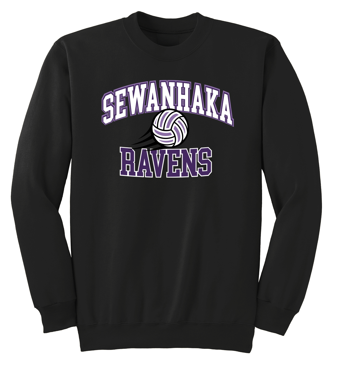 Sewanhaka Ravens Volleyball Verbage Crewneck Sweater