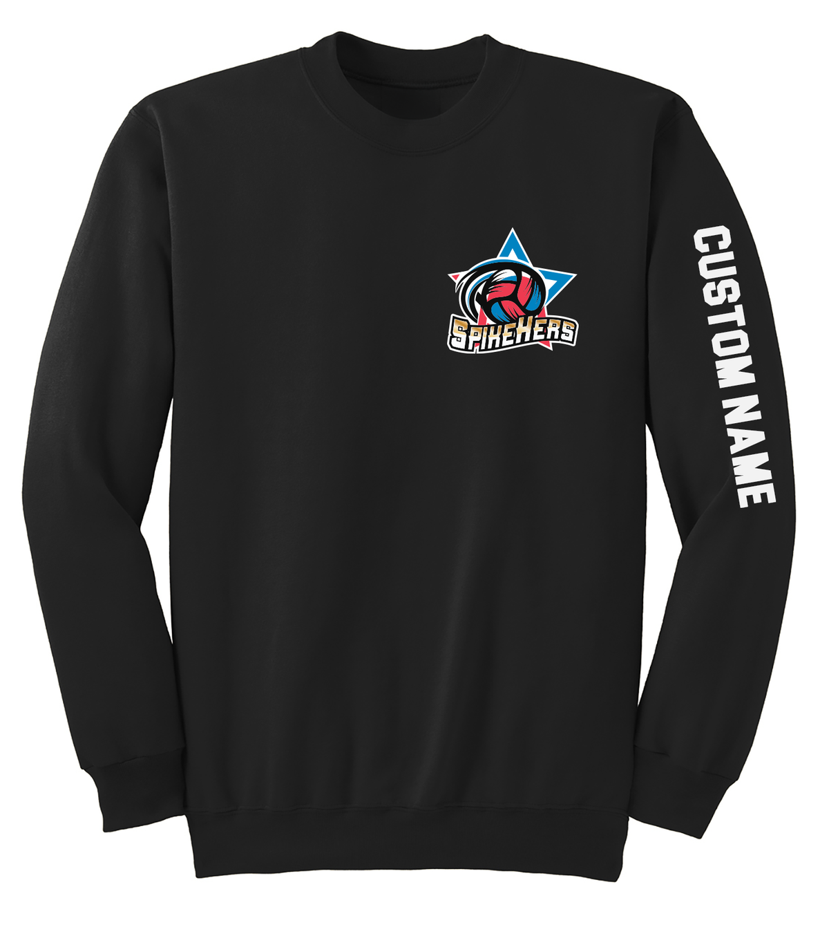 Spikehers Volleyball Crewneck pc90/pc78y