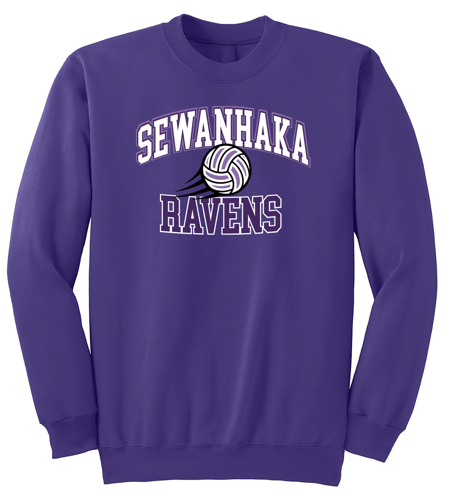 Sewanhaka Ravens Volleyball Verbage Crewneck Sweater