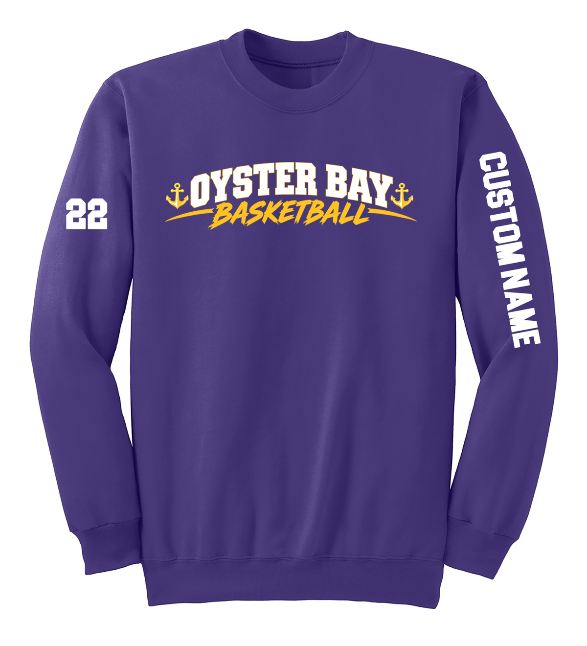 Oyster Bay Basketball CREWNECK PC90L/PC78Y