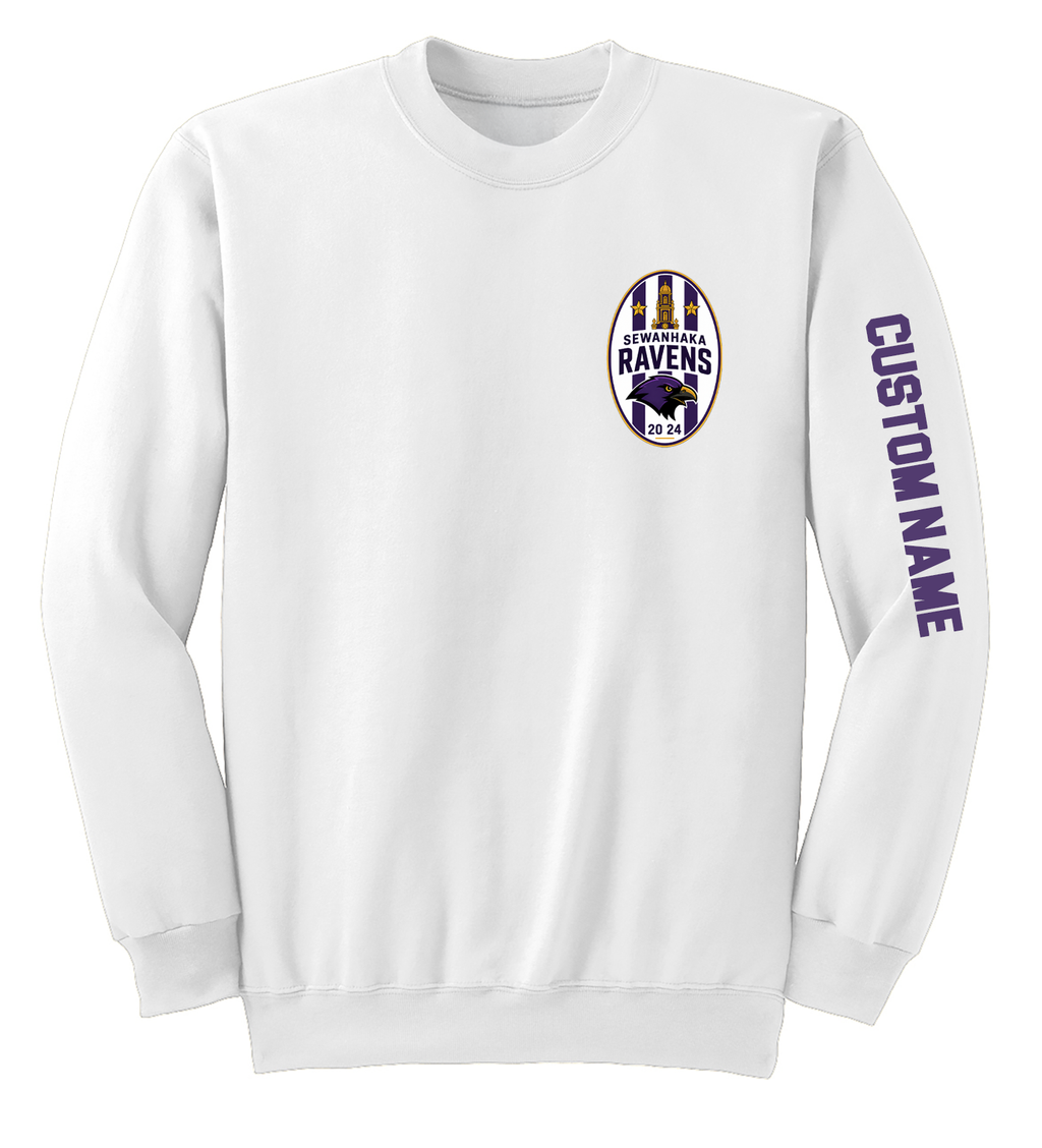 SEWANHAKA RAVENS BOYS SOCCER CREWNECK PC90L/PC78Y