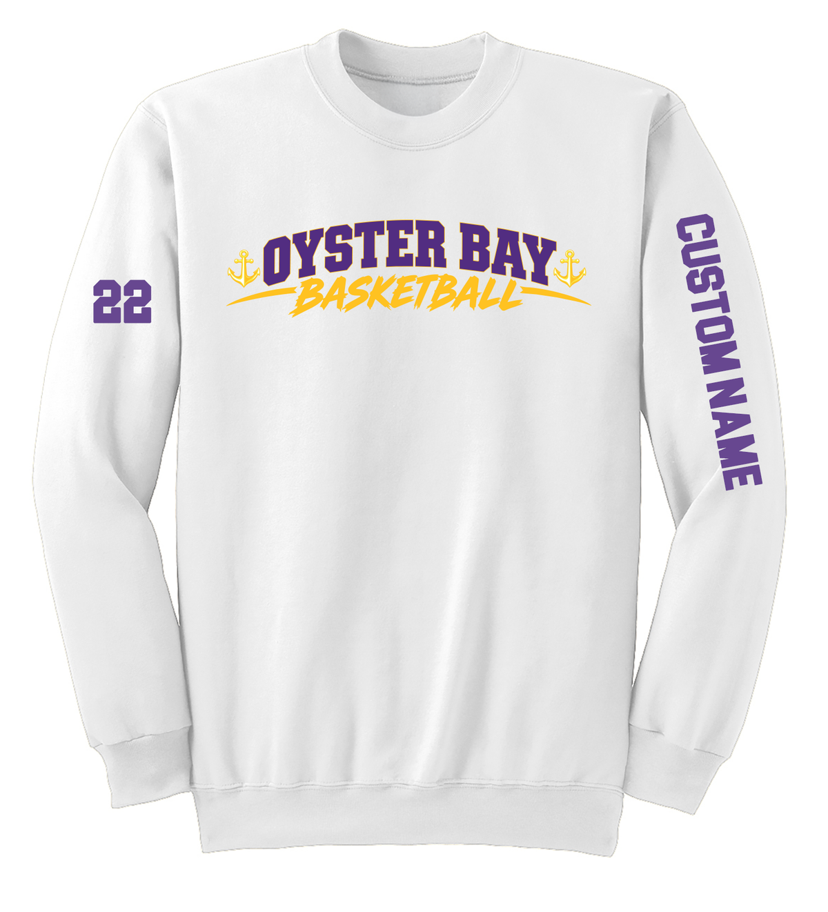 Oyster Bay Basketball CREWNECK PC90L/PC78Y
