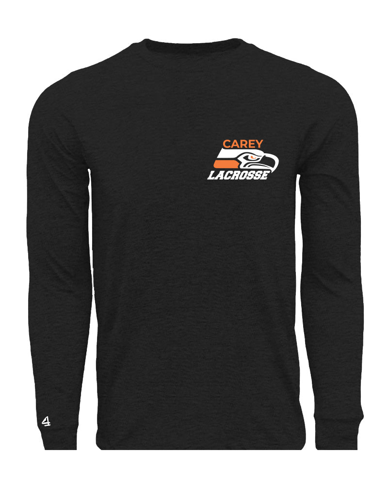 Carey Girl's In the Crease Long Sleeve Lacrosse Tee