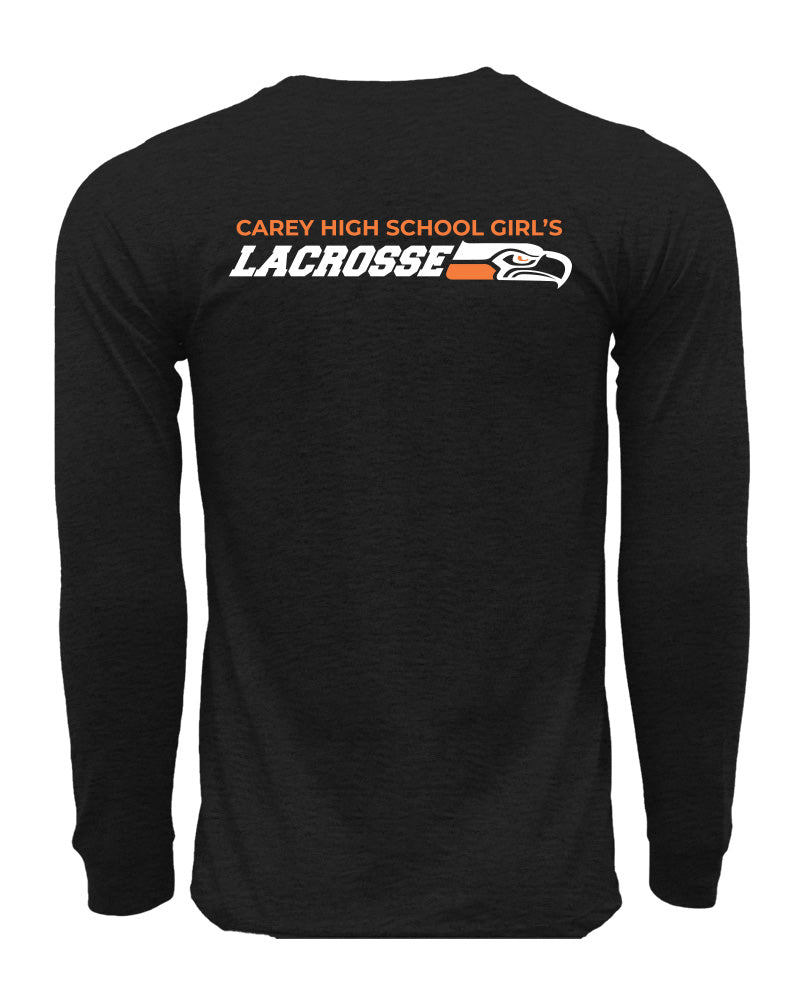 Carey Girl's In the Crease Long Sleeve Lacrosse Tee
