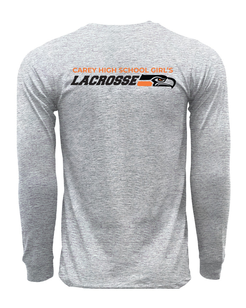 Carey Girl's In the Crease Long Sleeve Lacrosse Tee