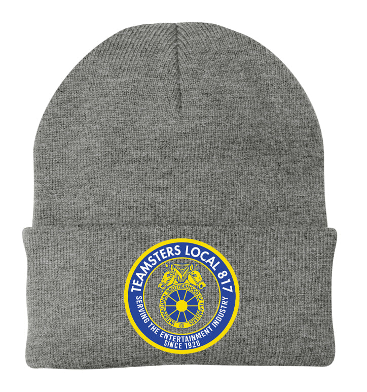 THEATRICAL TEAMSTERS  CIRCLE LOGO EMBROIDERED BEANIE