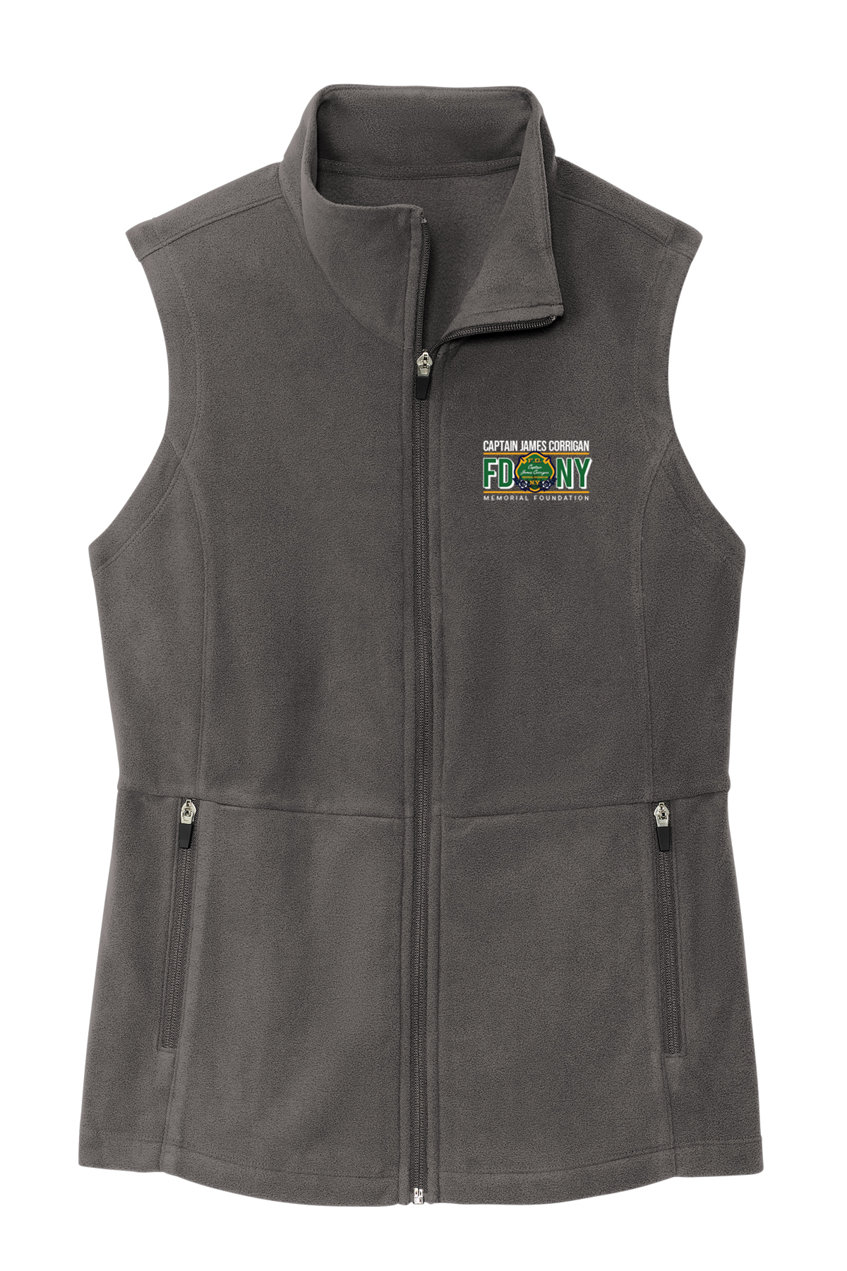 Captain Corrigan Memorial FDNY Embroidered Womens Fleece Vest