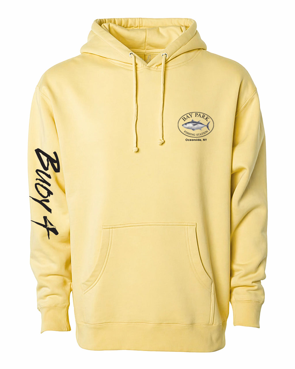 BAY PARK FISHING STATION HEAVY WEIGHT HOODIE