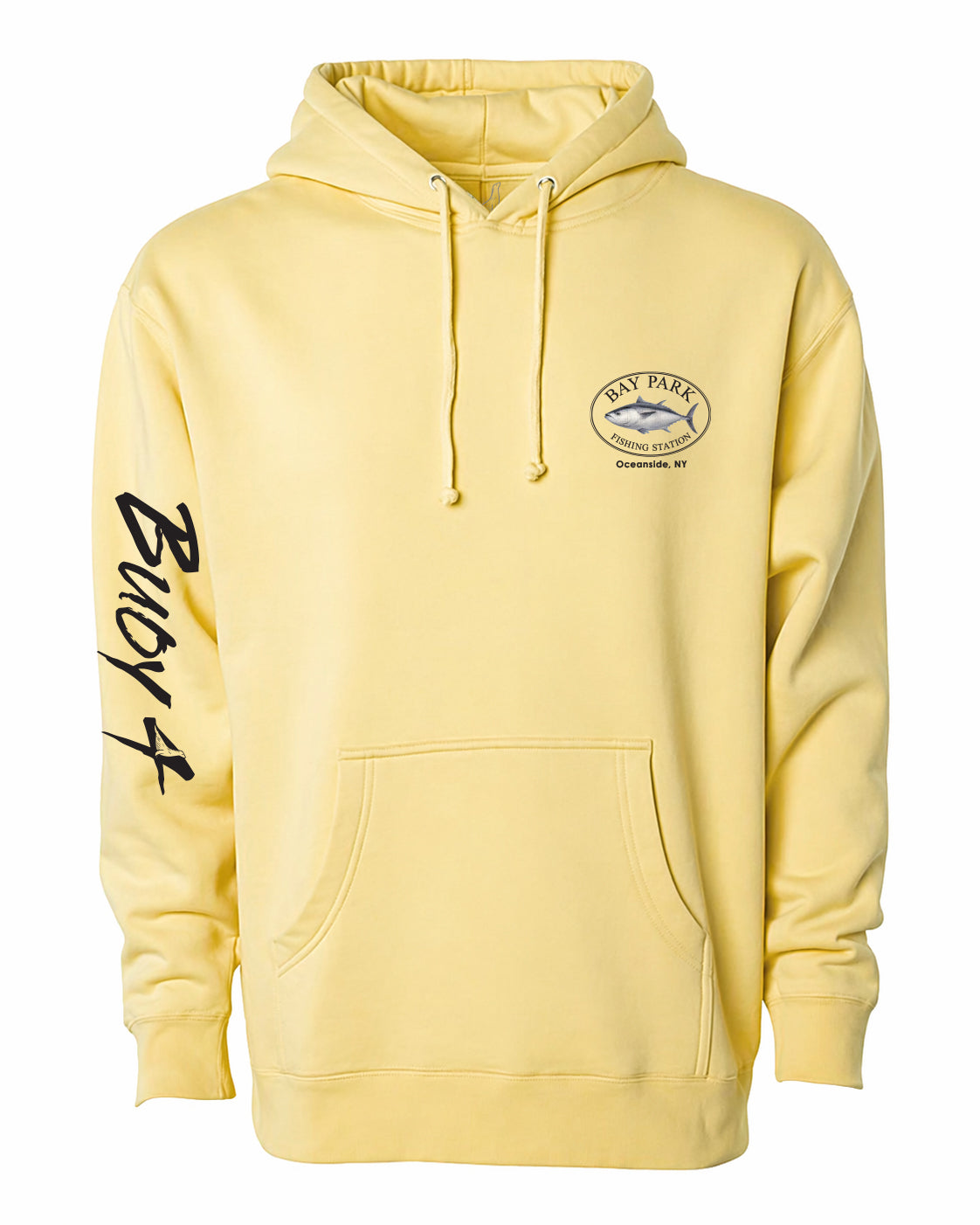 BAY PARK FISHING STATION HEAVY WEIGHT HOODIE