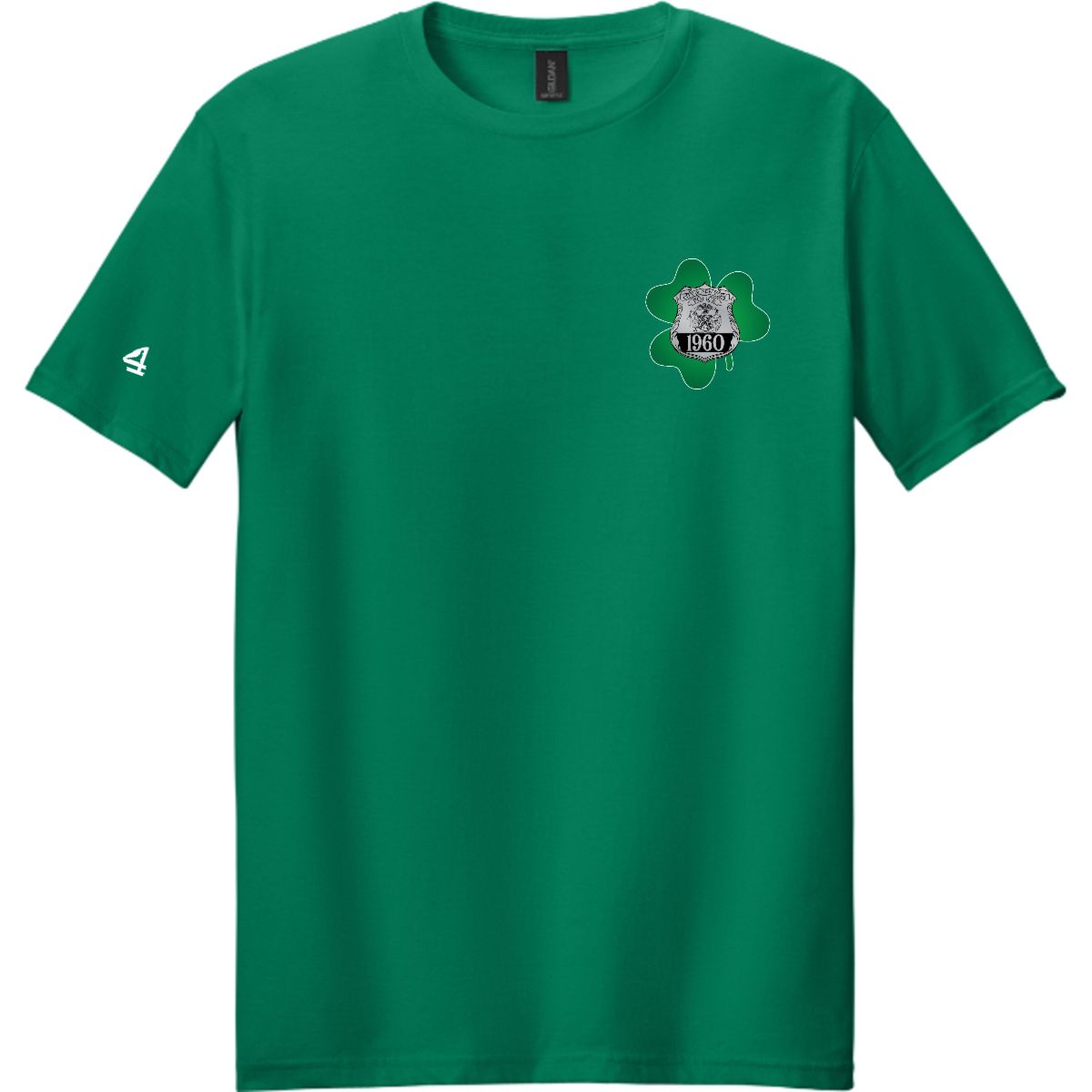 NYPD PIPES AND DRUMS Flag Short Sleeve Tshirt