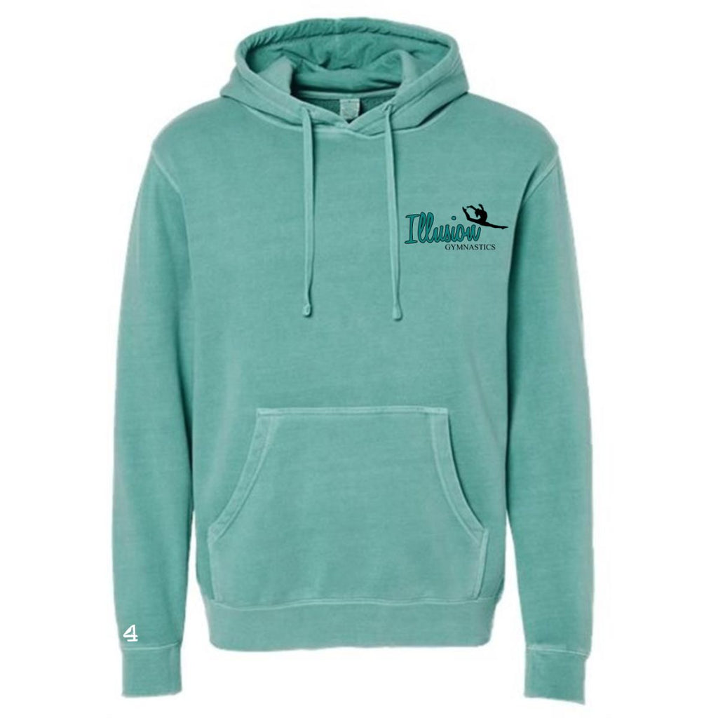 Adult Pigment-Dyed Hooded Sweatshirt