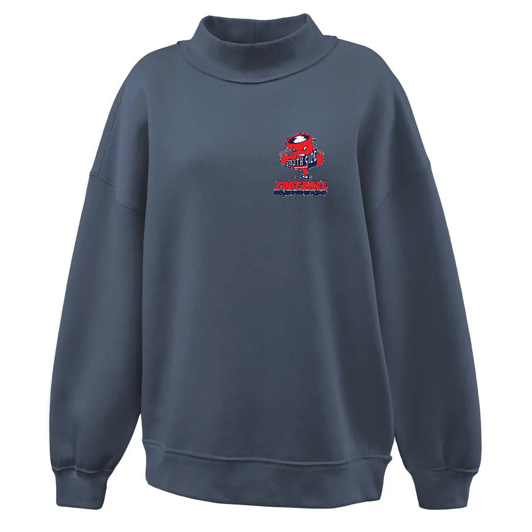 South Side High School Football Team 100 Mock Neck Sweatshirt