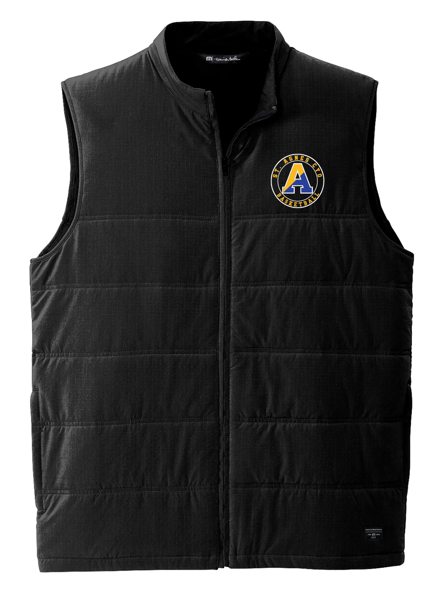 ST AGNES BASKETBALL Embroidered TravisMathew Cold Bay Vest