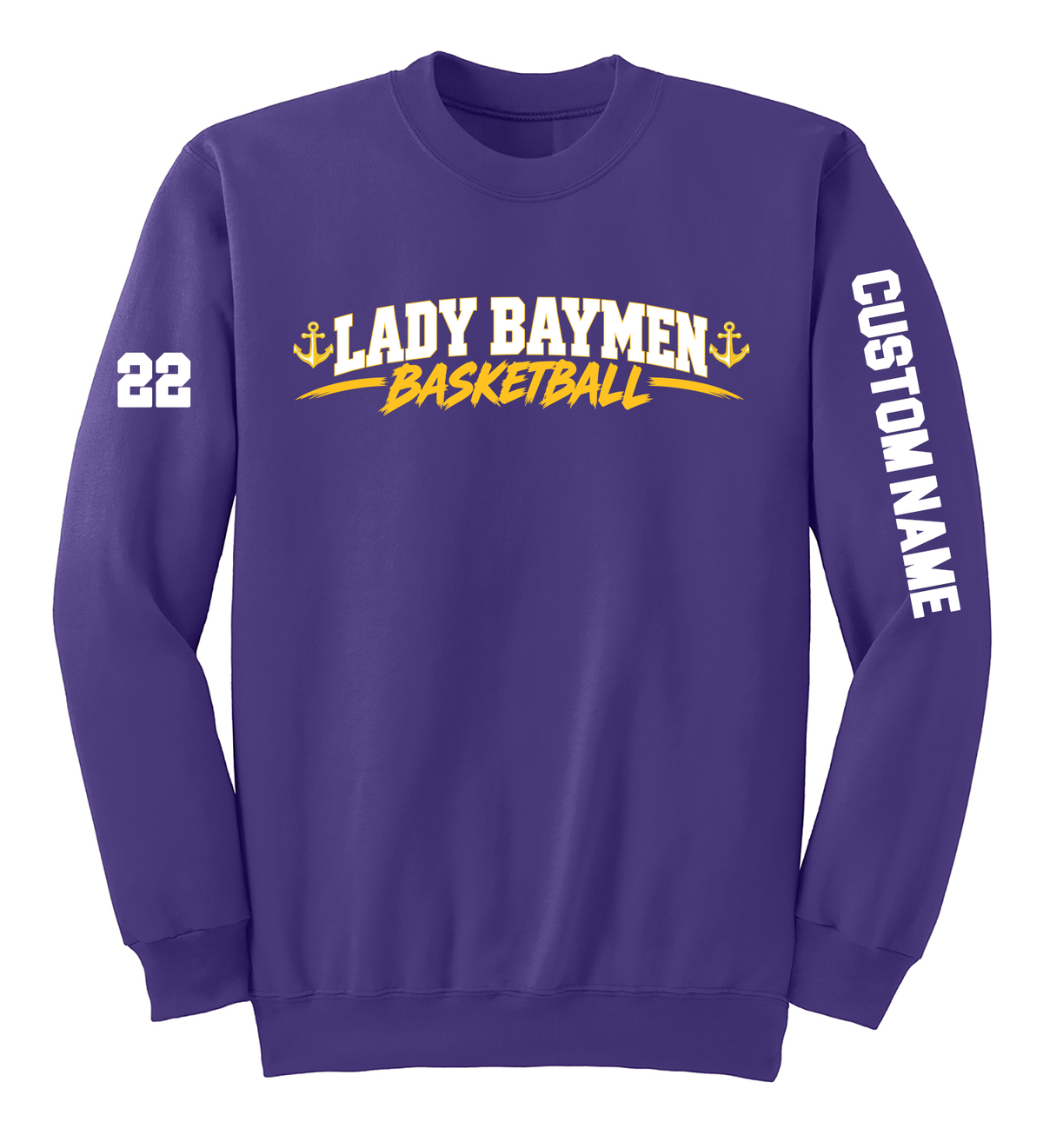Oyster Bay Ladies Basketball CREWNECK PC90L/PC78Y