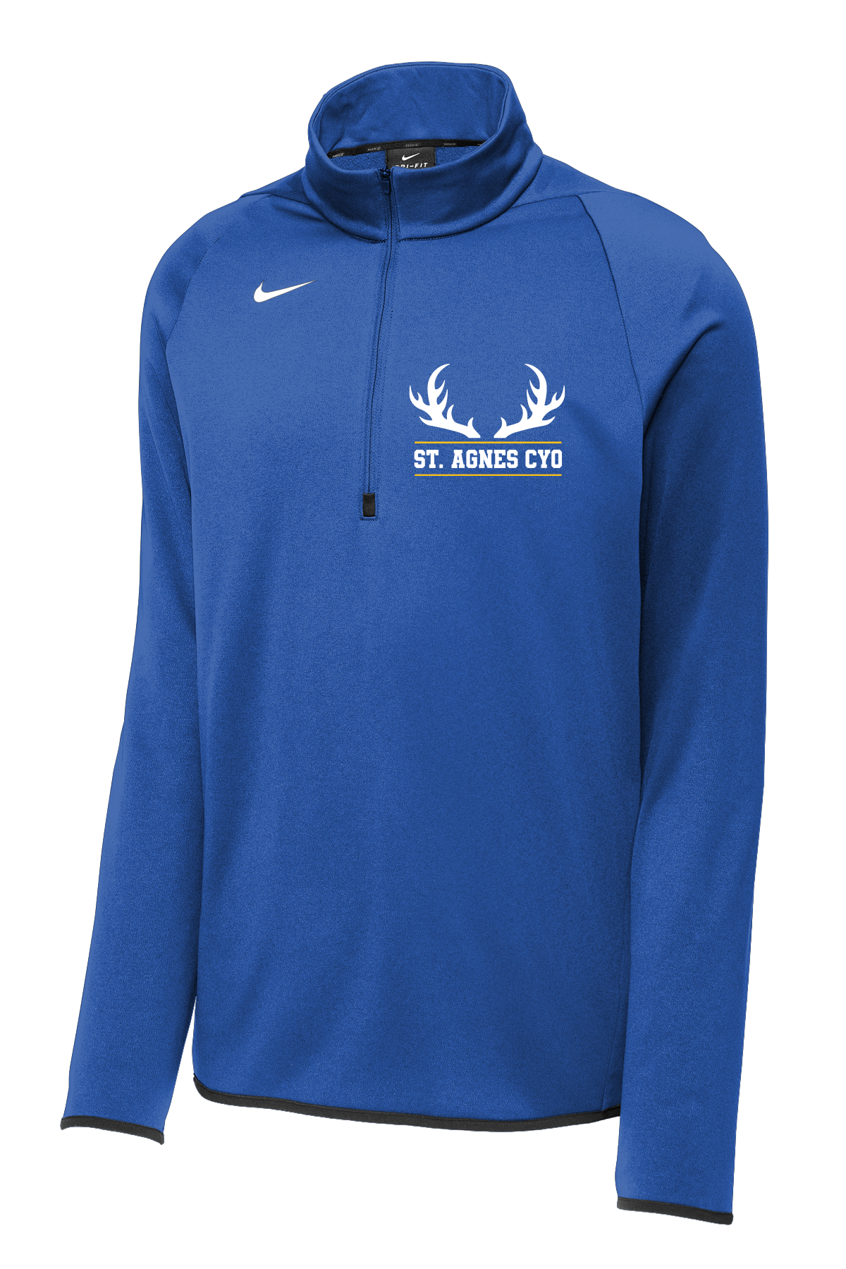 ST AGNES BASKETBALL Embroidered Nike THERMA FIT 1/4 Zip