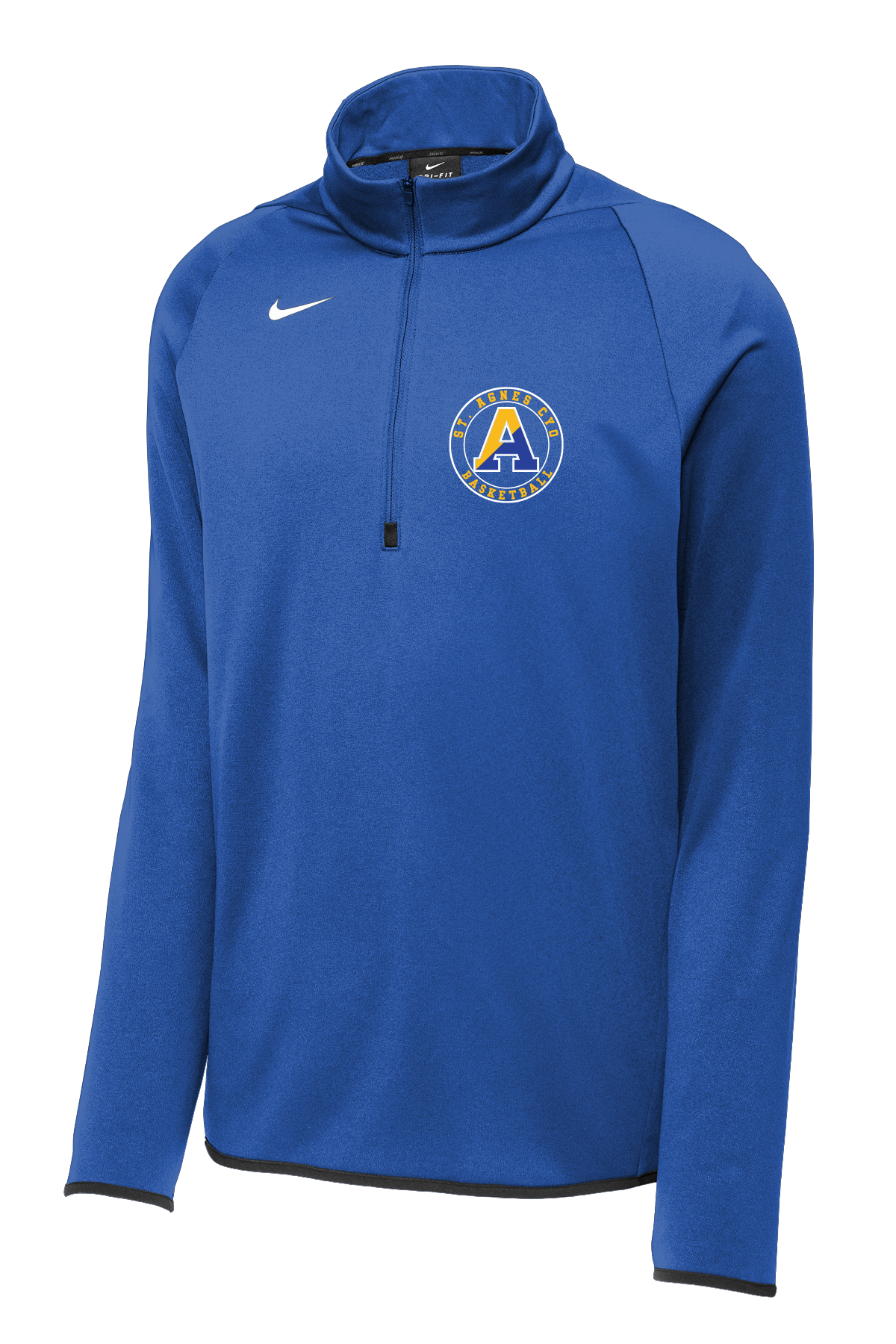 ST AGNES BASKETBALL Printed Nike THERMA FIT 1/4 Zip