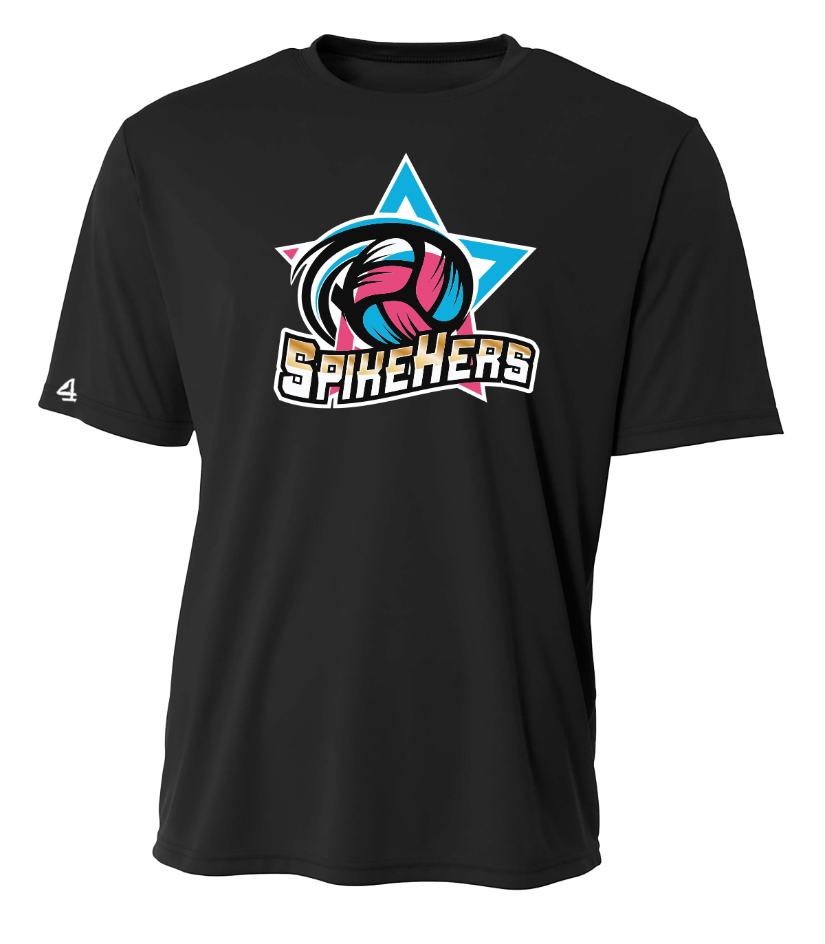Spikehers Volleyball Practice Performance Short Sleeve Shirt