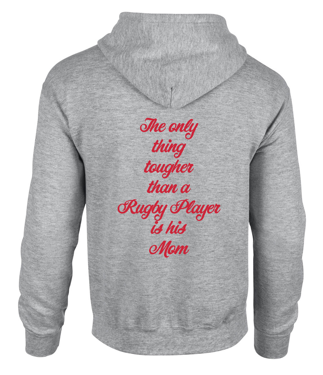 12 Flyers Rugby Battalion Mom Full Zip Hoodie