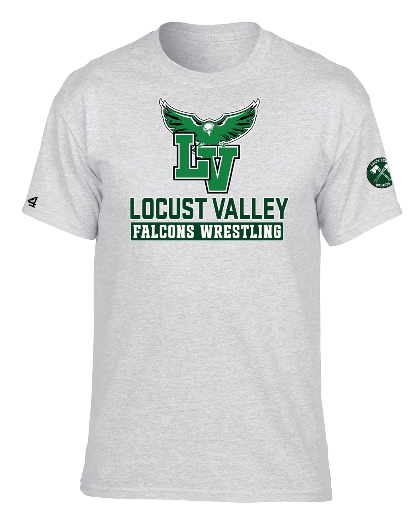Locust Valley Falcons Wrestling Axman team spirit tshirt