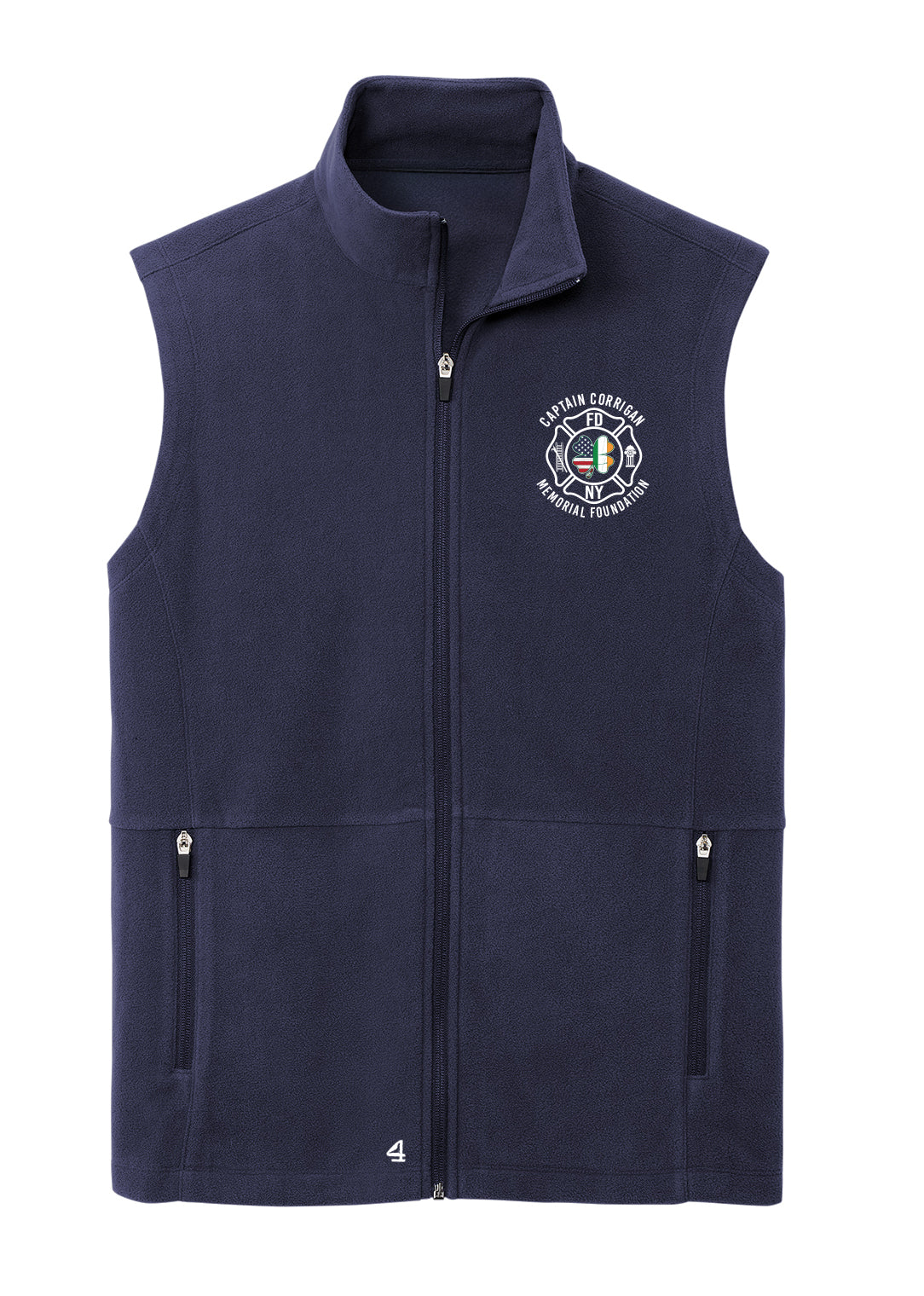 Captain Corrigan Memorial Embroidered Mens Fleece Vest