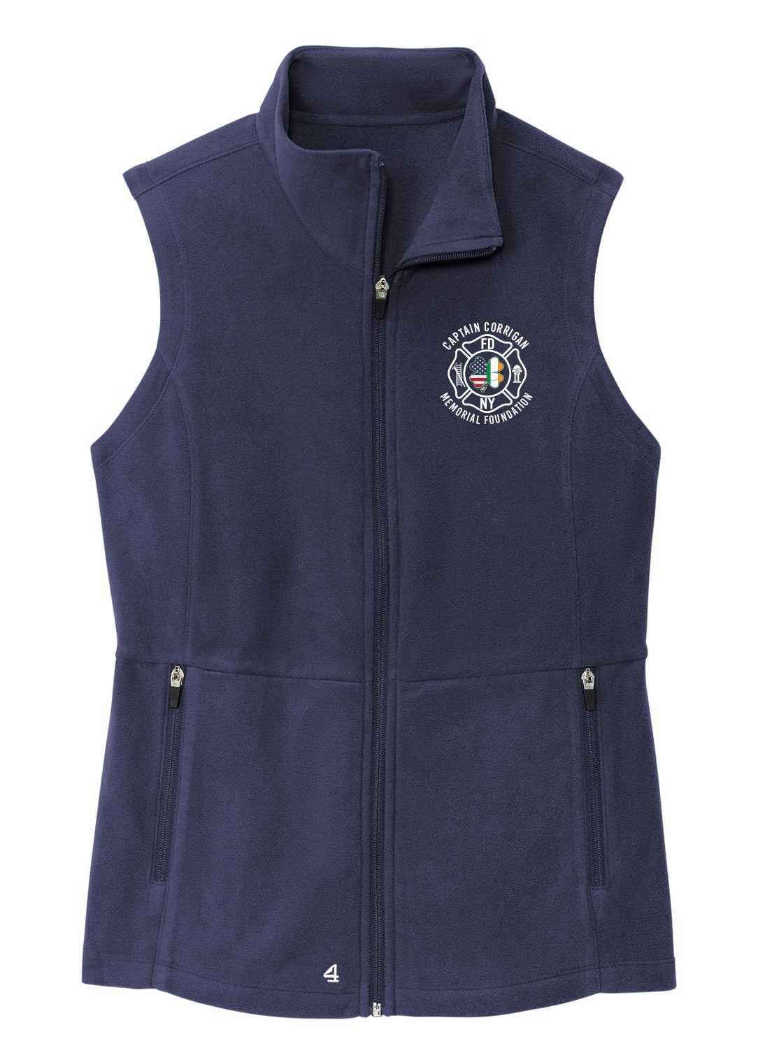 Captain Corrigan Memorial Embroidered Womens Fleece Vest