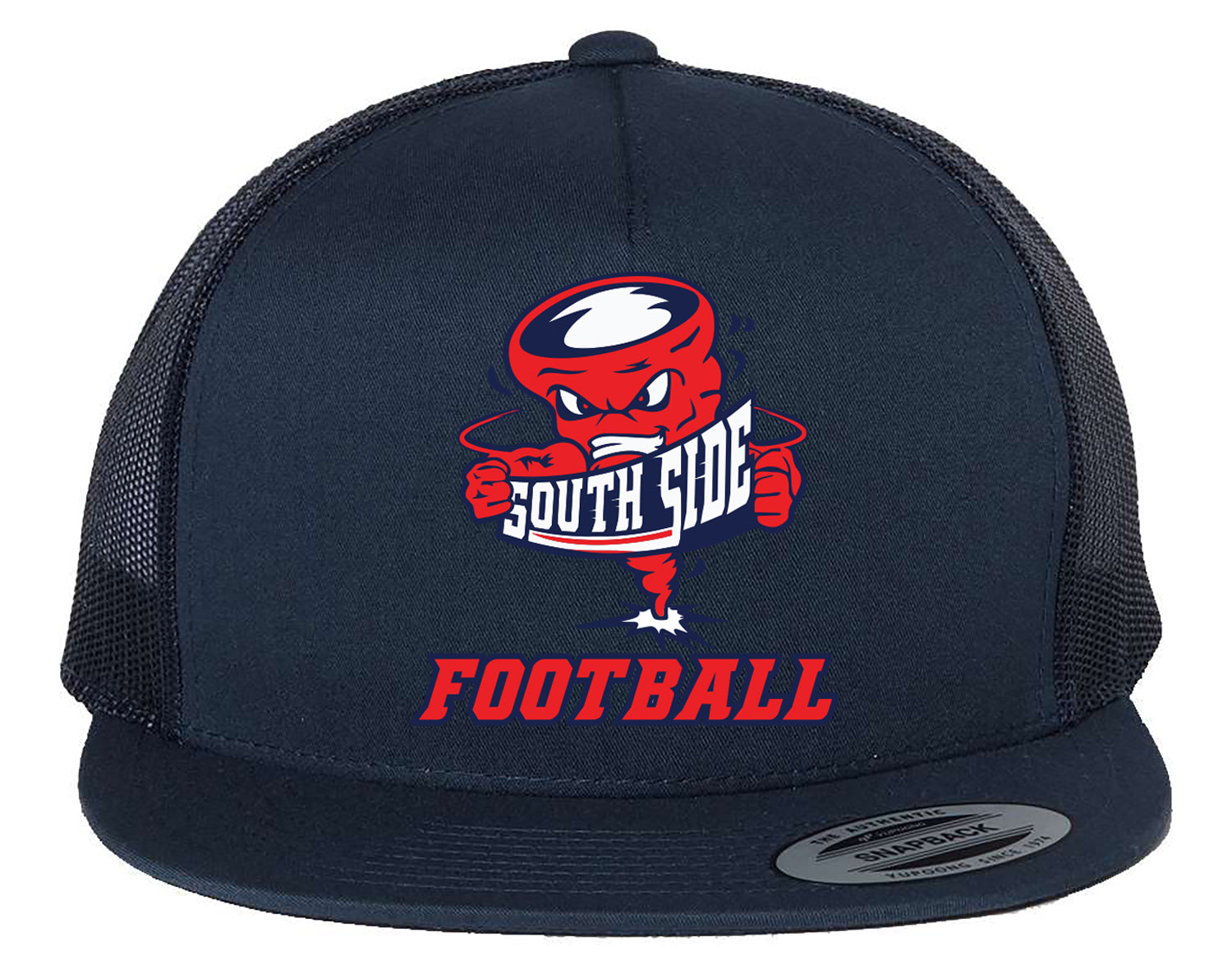 South Side High School Football Team 100 Printed Trucker Snapback